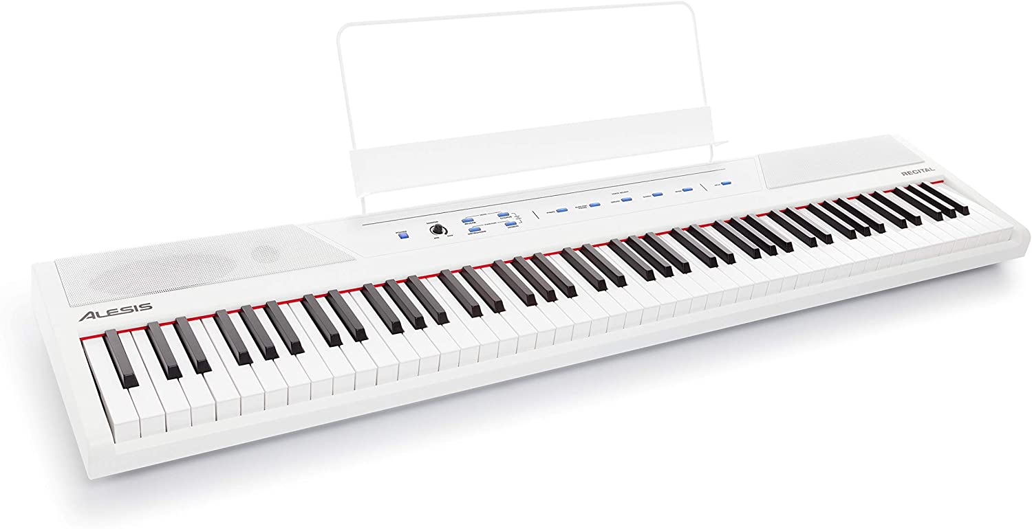 Alesis Recital White 88-Key Digital Piano