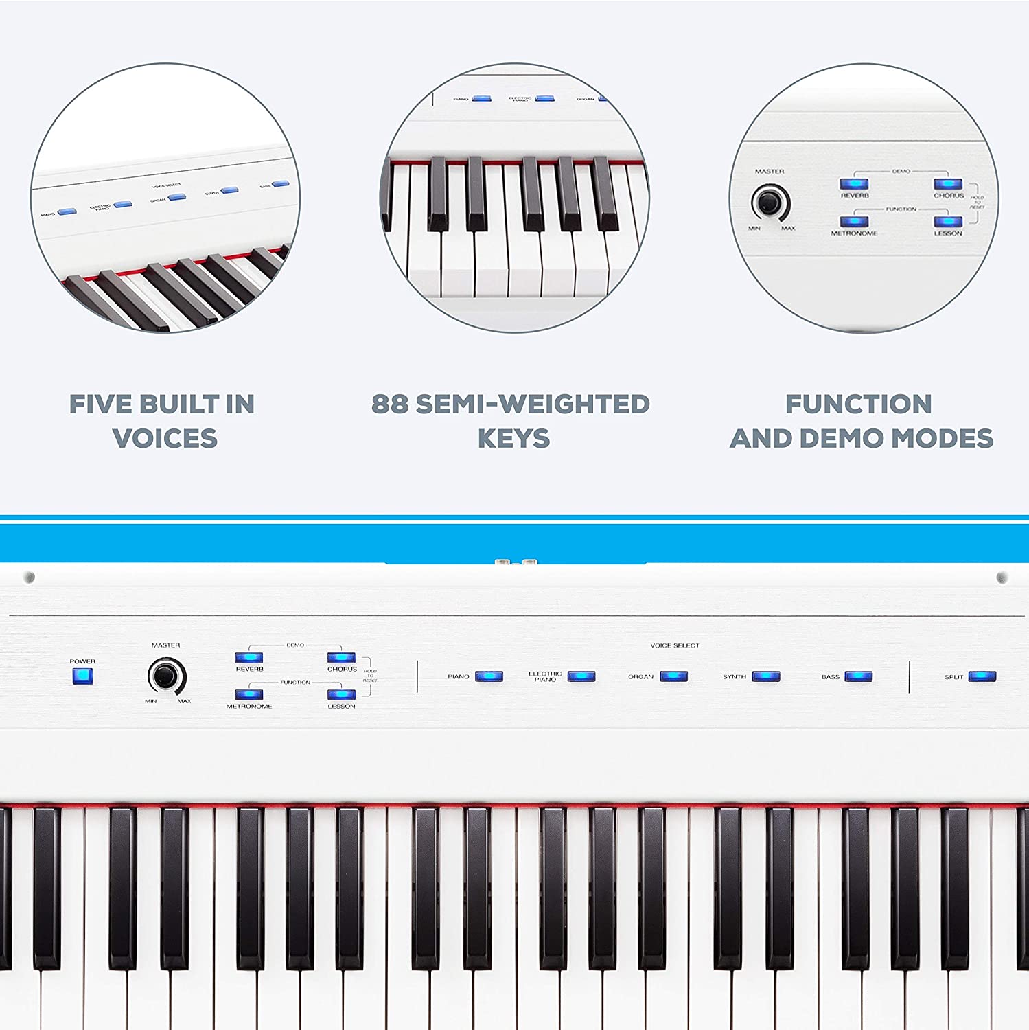 10 Best White Digital Pianos Selection (May 2021)