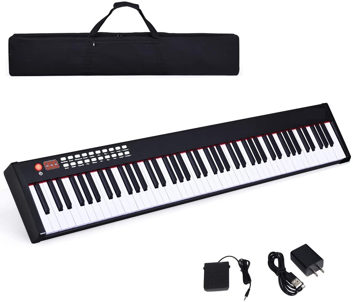 Costzon BX-II 88-Key Portable Touch Sensitive Digital Piano