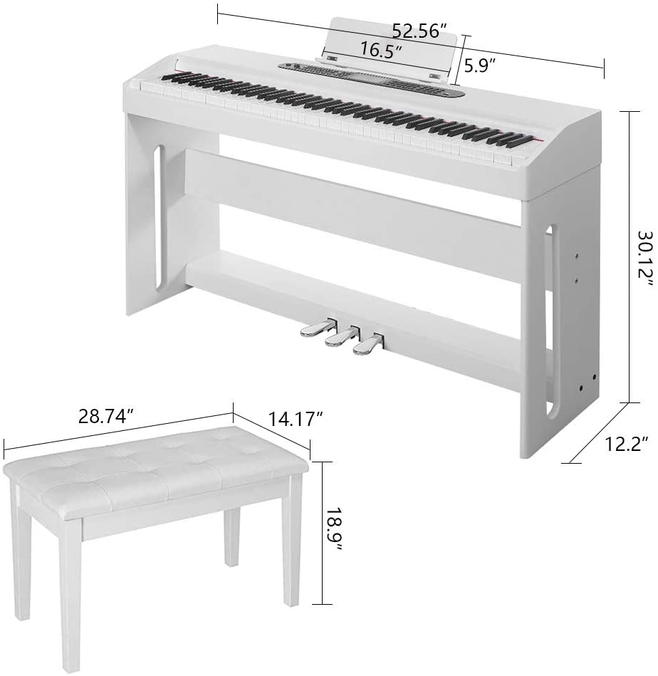 10 Best White Digital Pianos Selection (May 2021)