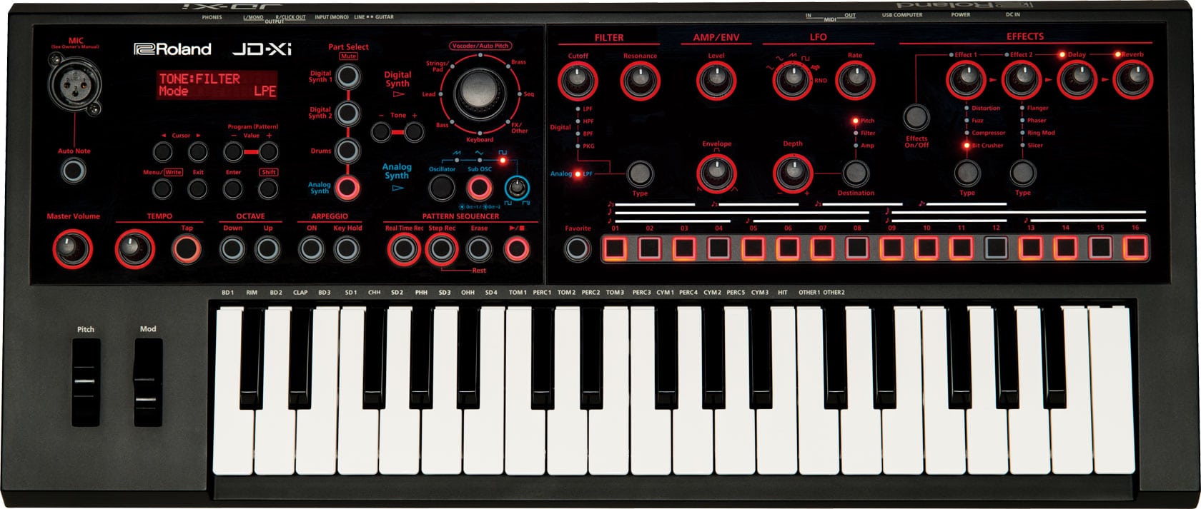 Roland JD-Xi Analog/Digital Synthesizer with Vocoder